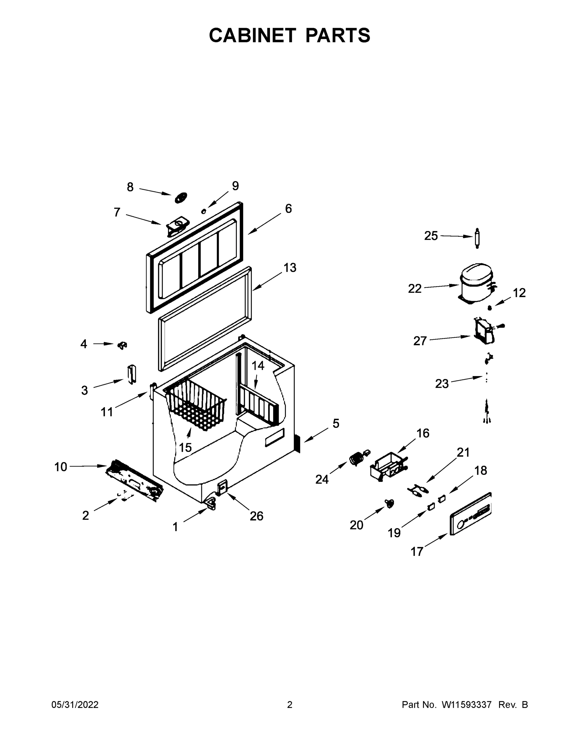 02 - CABINET PARTS