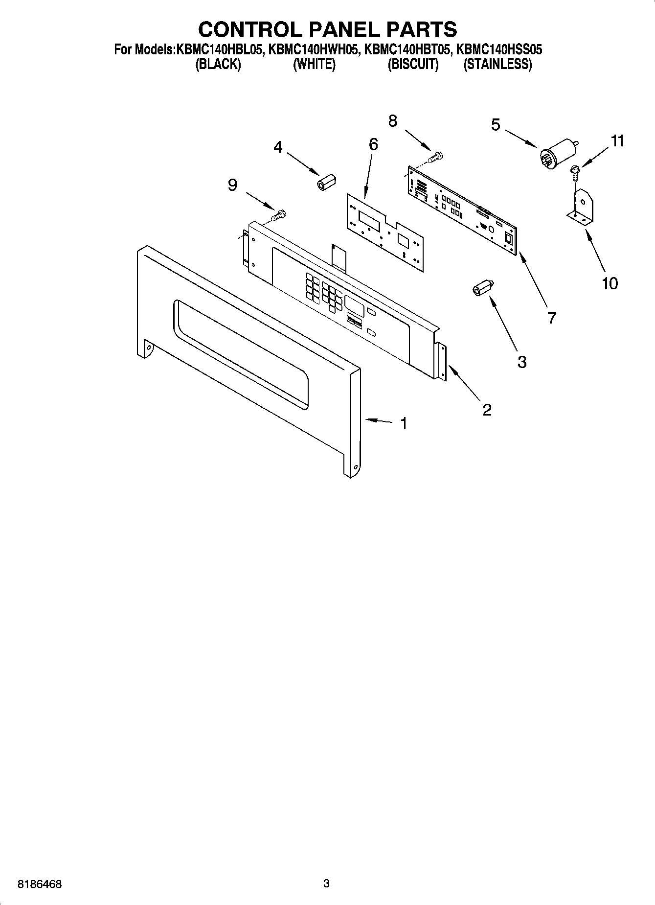 02 - CONTROL PANEL PARTS