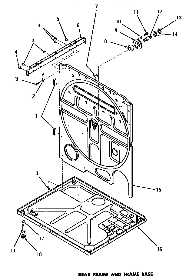 23 - REAR FRAME & FRAME BASE