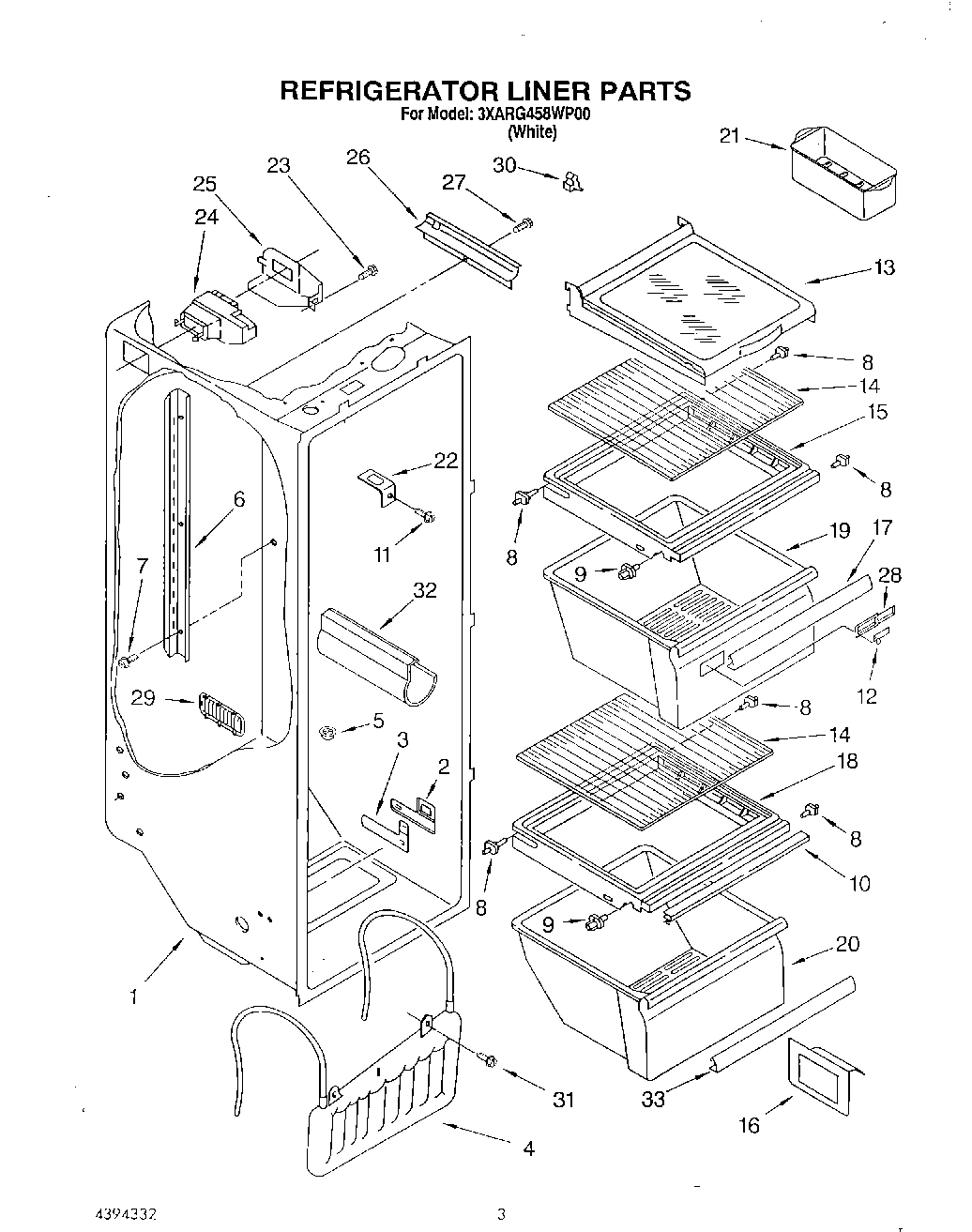 02 - REFRIGERATOR LINER