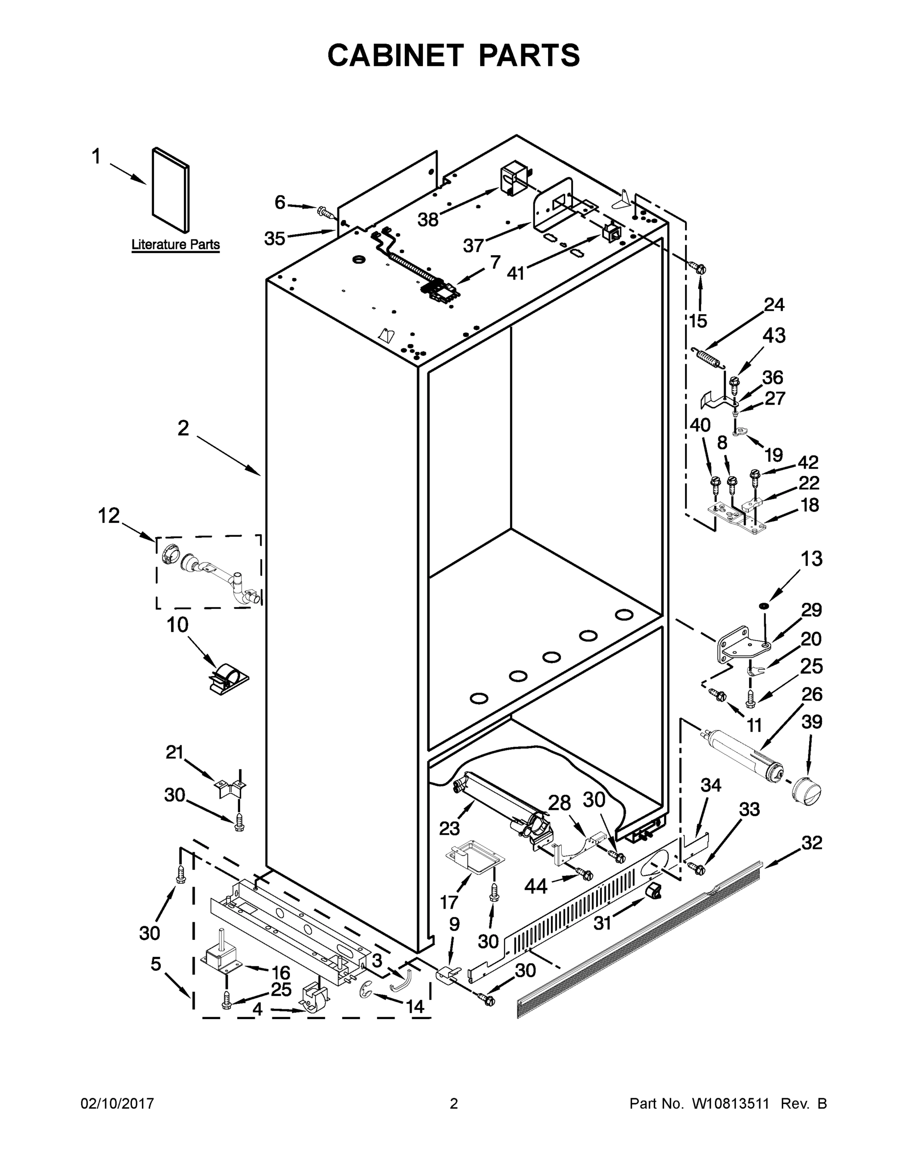 02 - CABINET PARTS