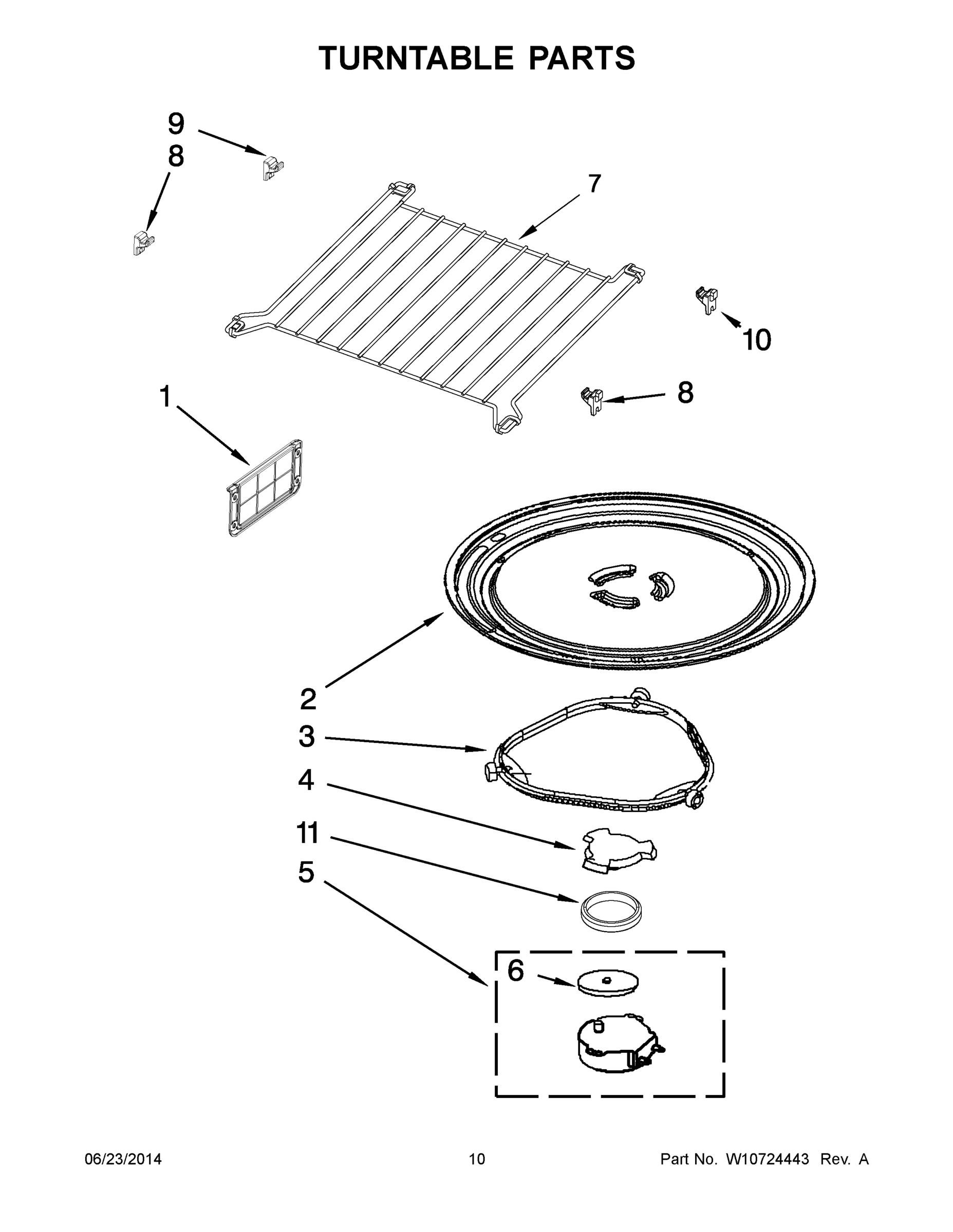 06 - TURNTABLE PARTS