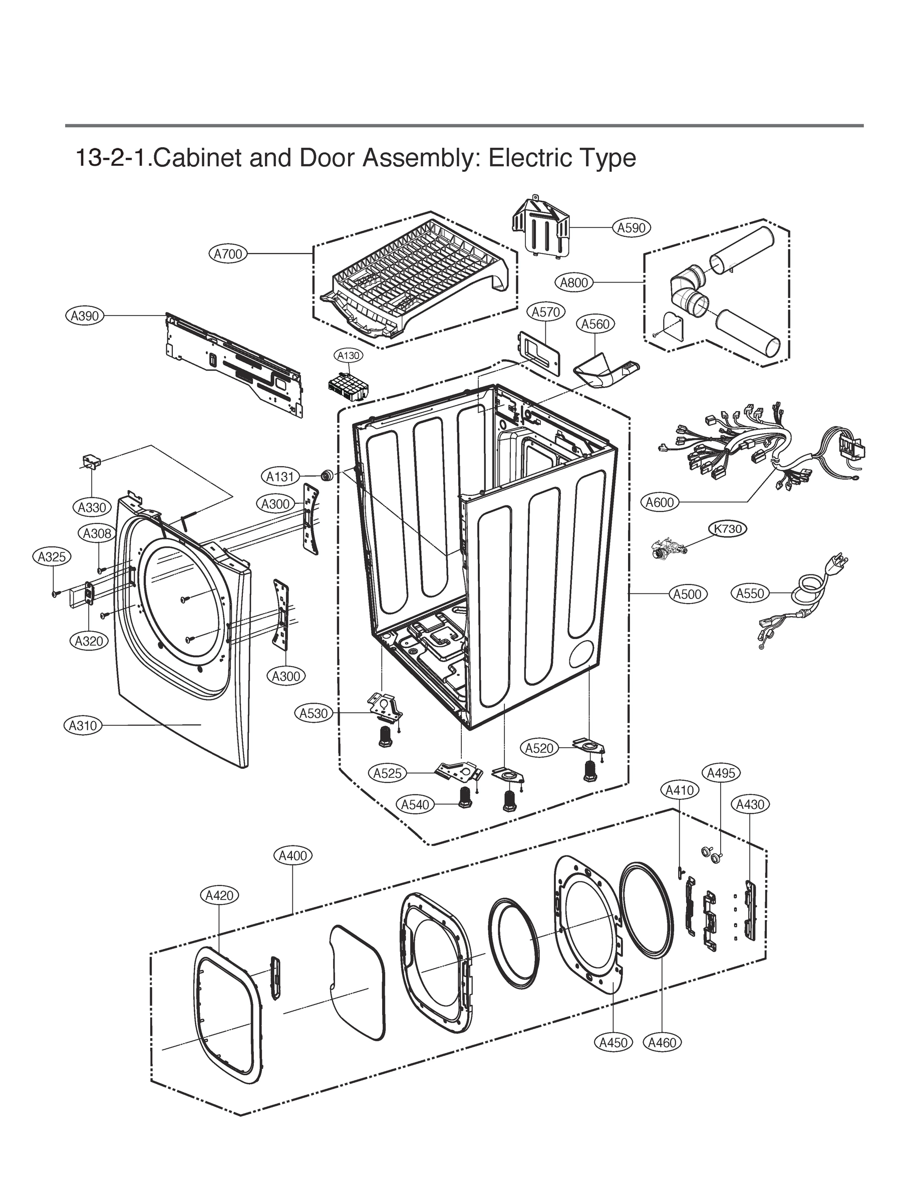 CABINET AND DOOR ASSEMBLY
