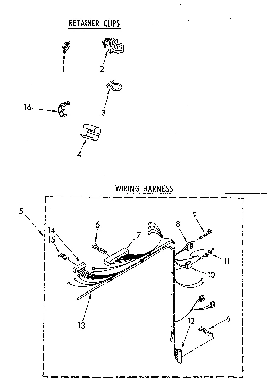 WIRING HARNESS PARTS