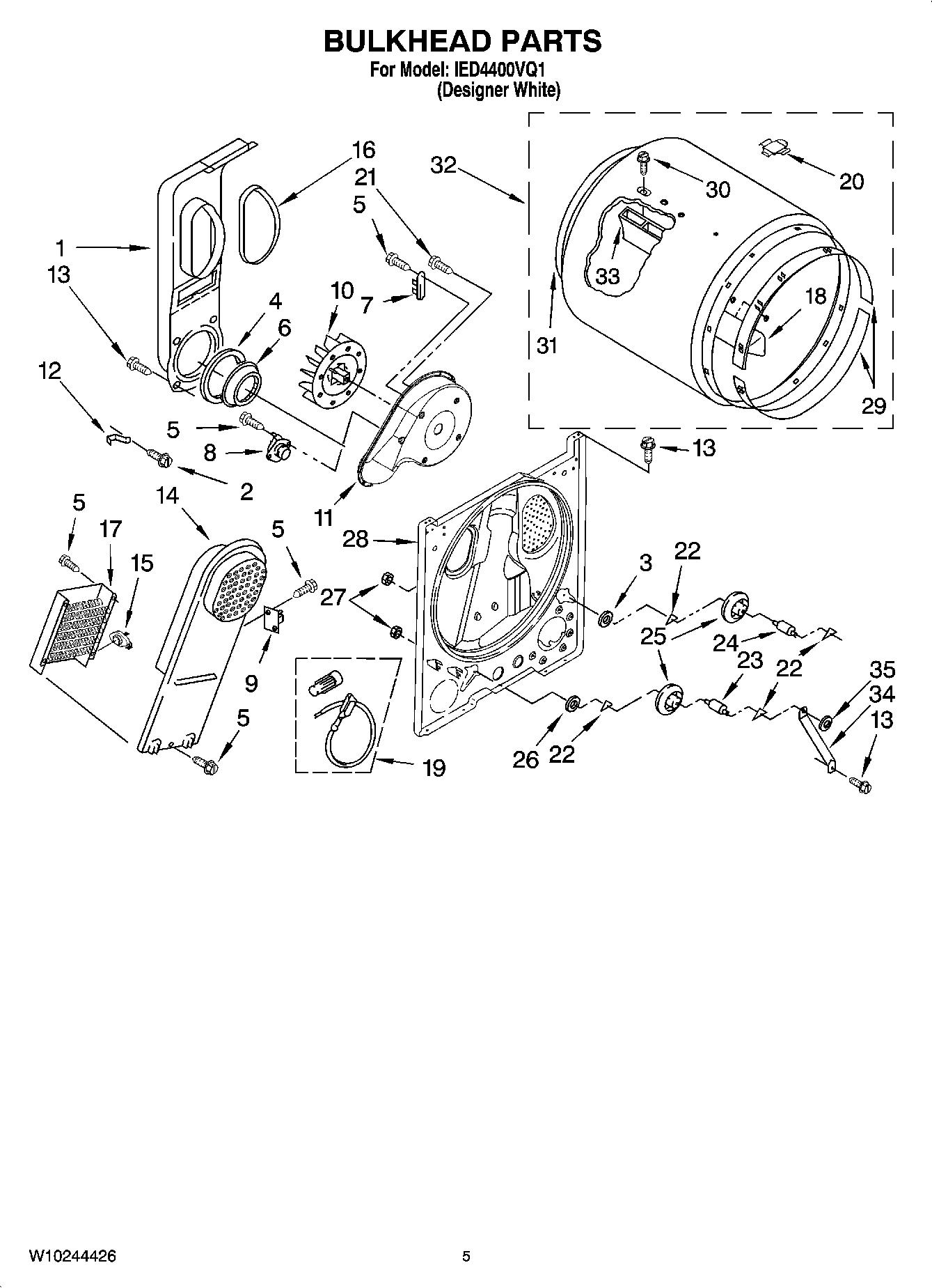 03 - BULKHEAD PARTS, OPTIONAL PARTS (NOT INCLUDED)