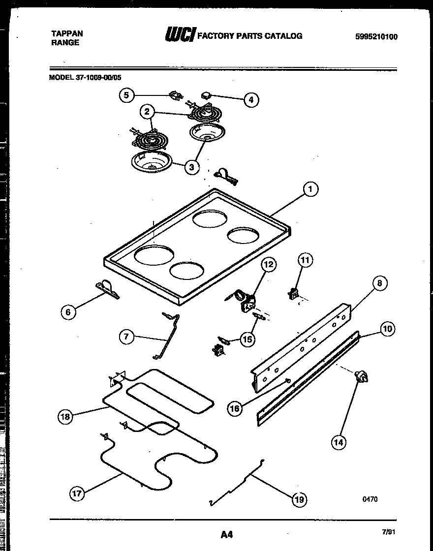 04 - COOKTOP AND BROILER PARTS
