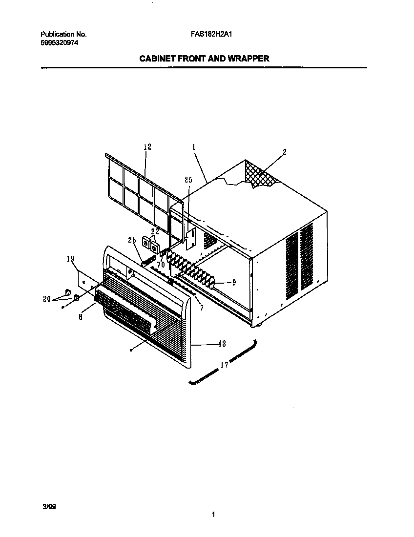 02 - CABINET FRONT/WRAPPER