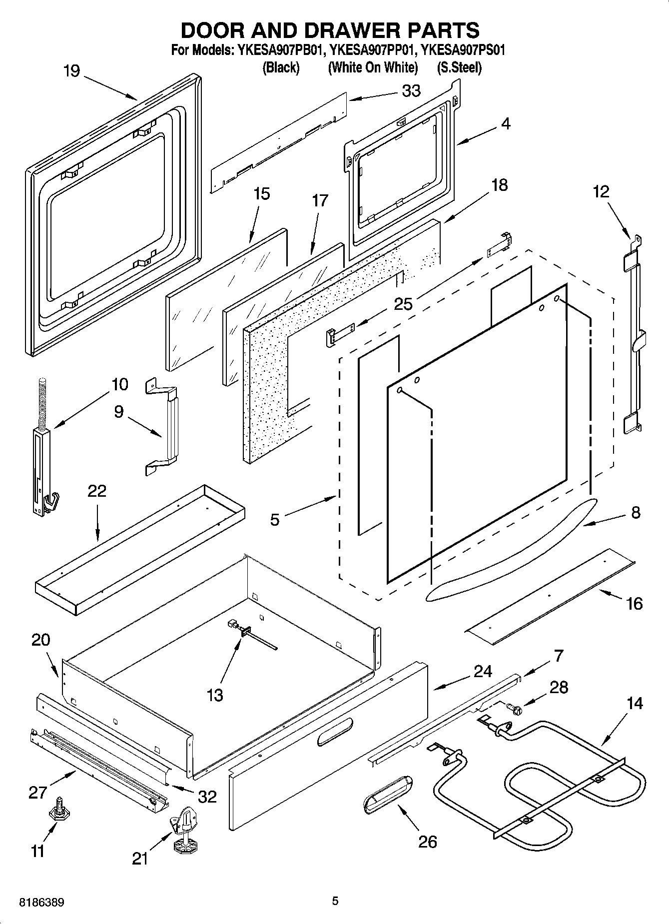 04 - DOOR AND DRAWER PARTS