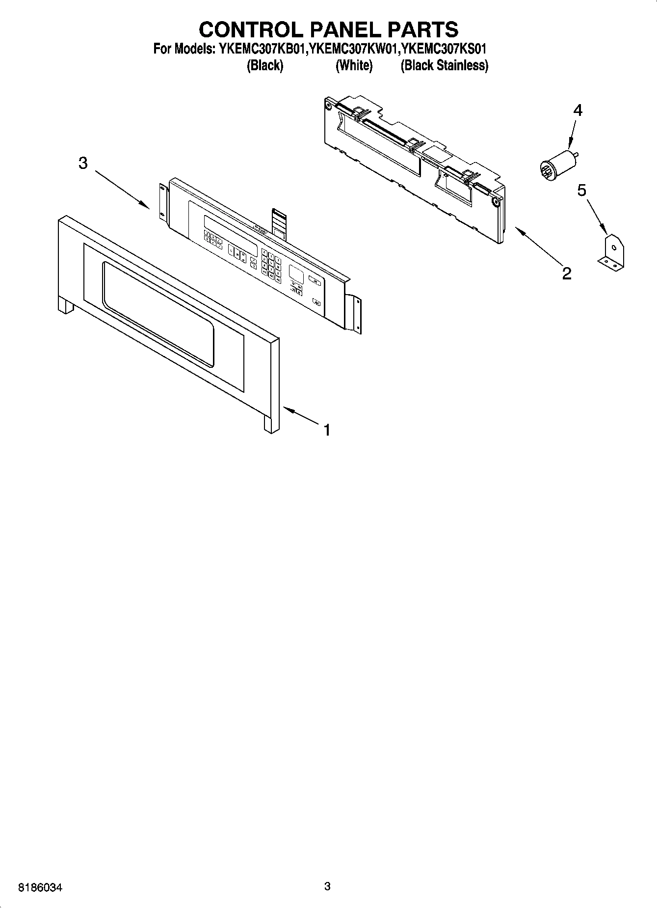 02 - CONTROL PANEL PARTS