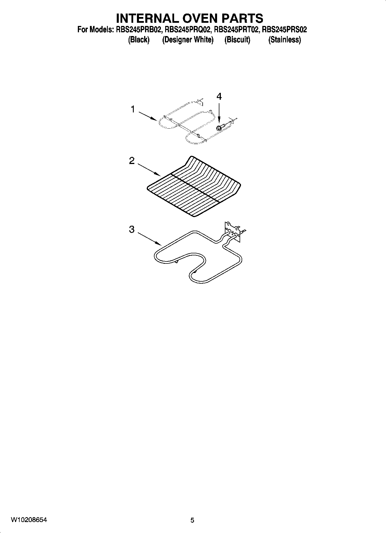 04 - INTERNAL OVEN PARTS
