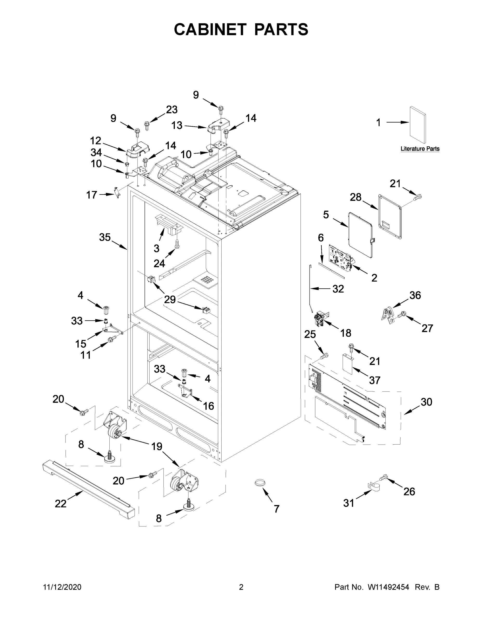 02 - CABINET PARTS