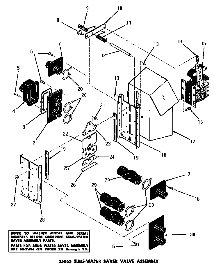 05 - 25053 SUDS-WATER SAVER VALVE ASSY