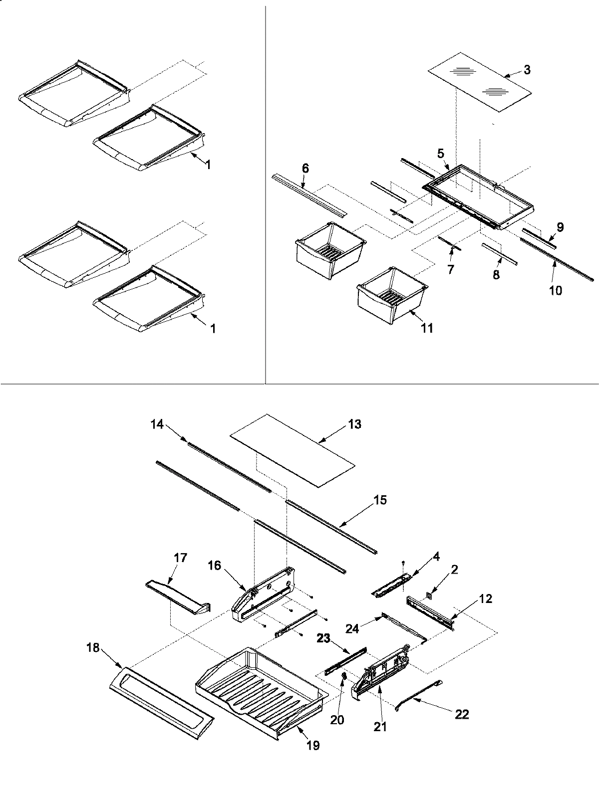11 - REFRIGERATOR SHELVING
