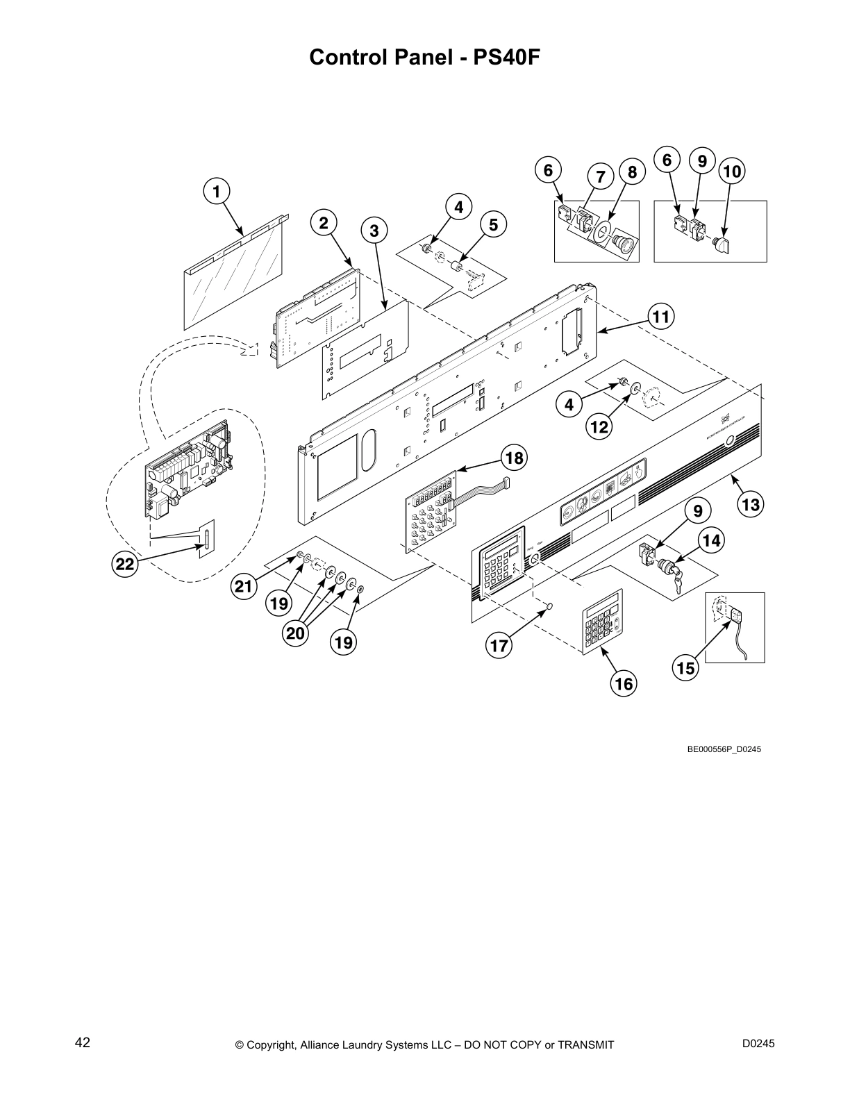 Control Panel - PS40F