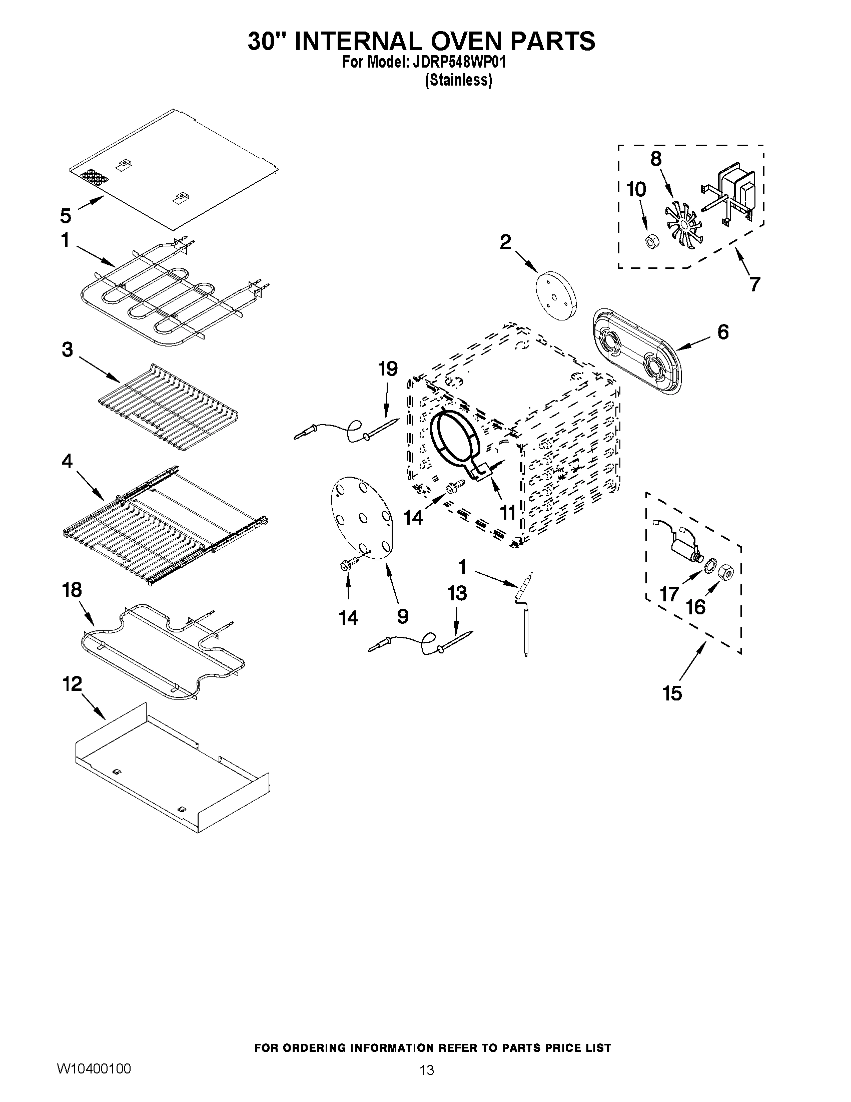 09 - 30`` INTERNAL OVEN PARTS