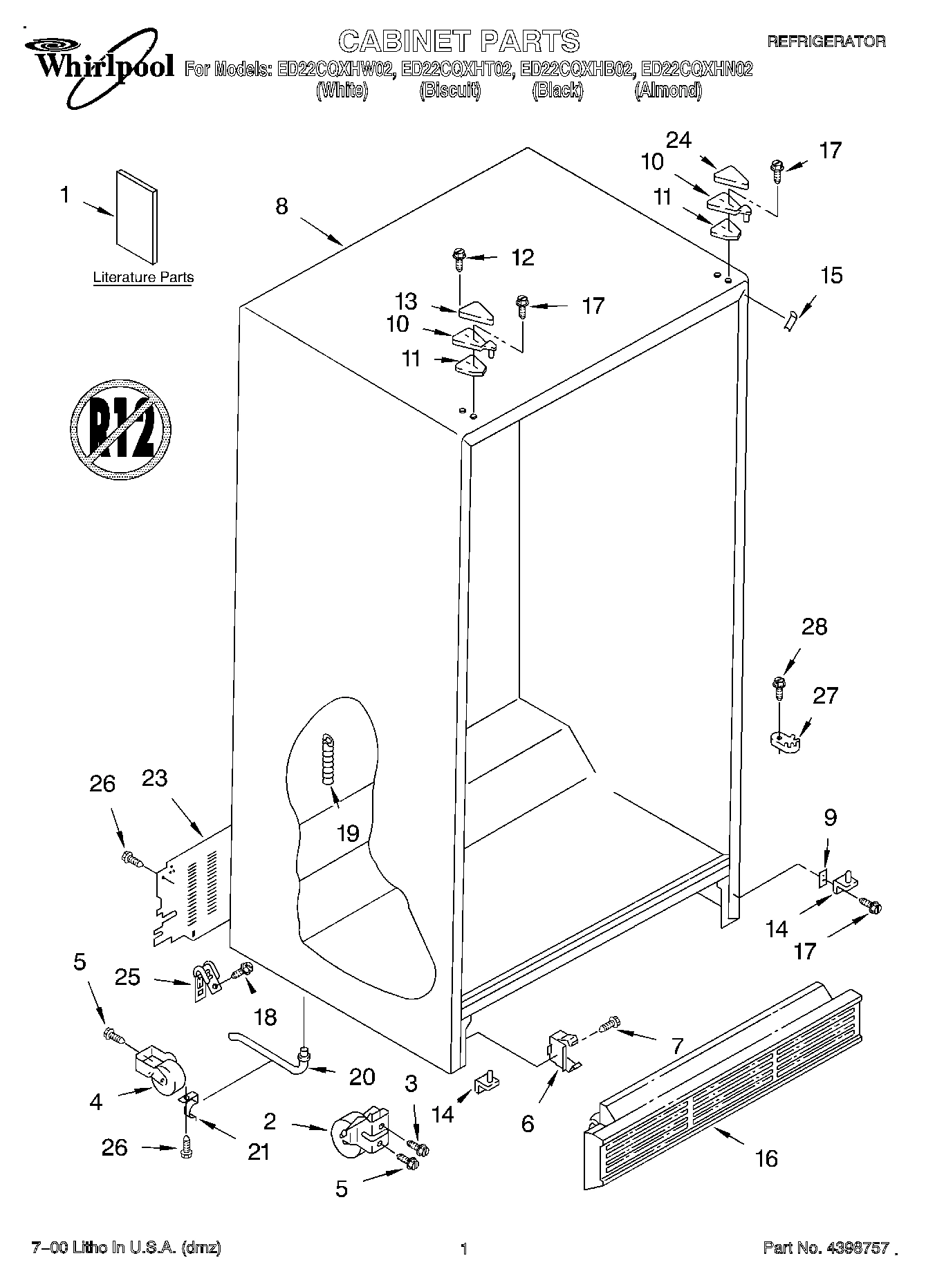 01 - CABINET, LITERATURE