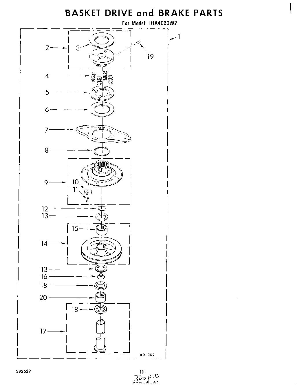 09 - BASKET DRIVE AND BRAKE