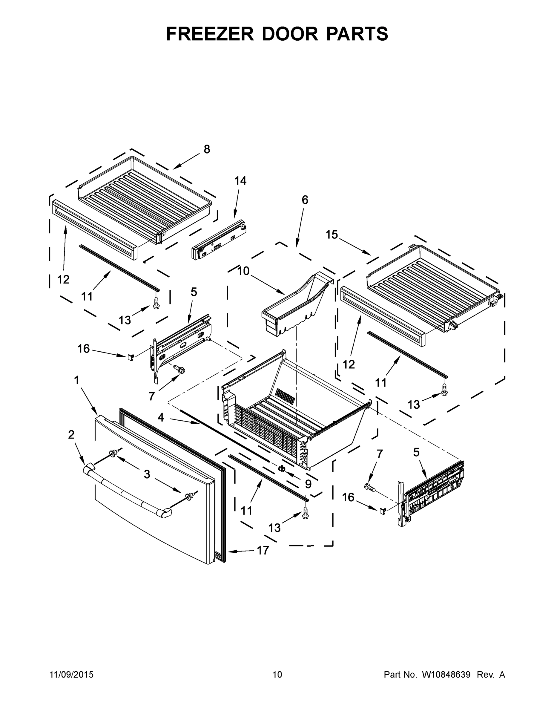 06 - FREEZER DOOR PARTS
