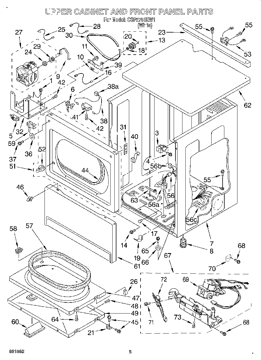 04 - UPPER CABINET AND FRONT PANEL