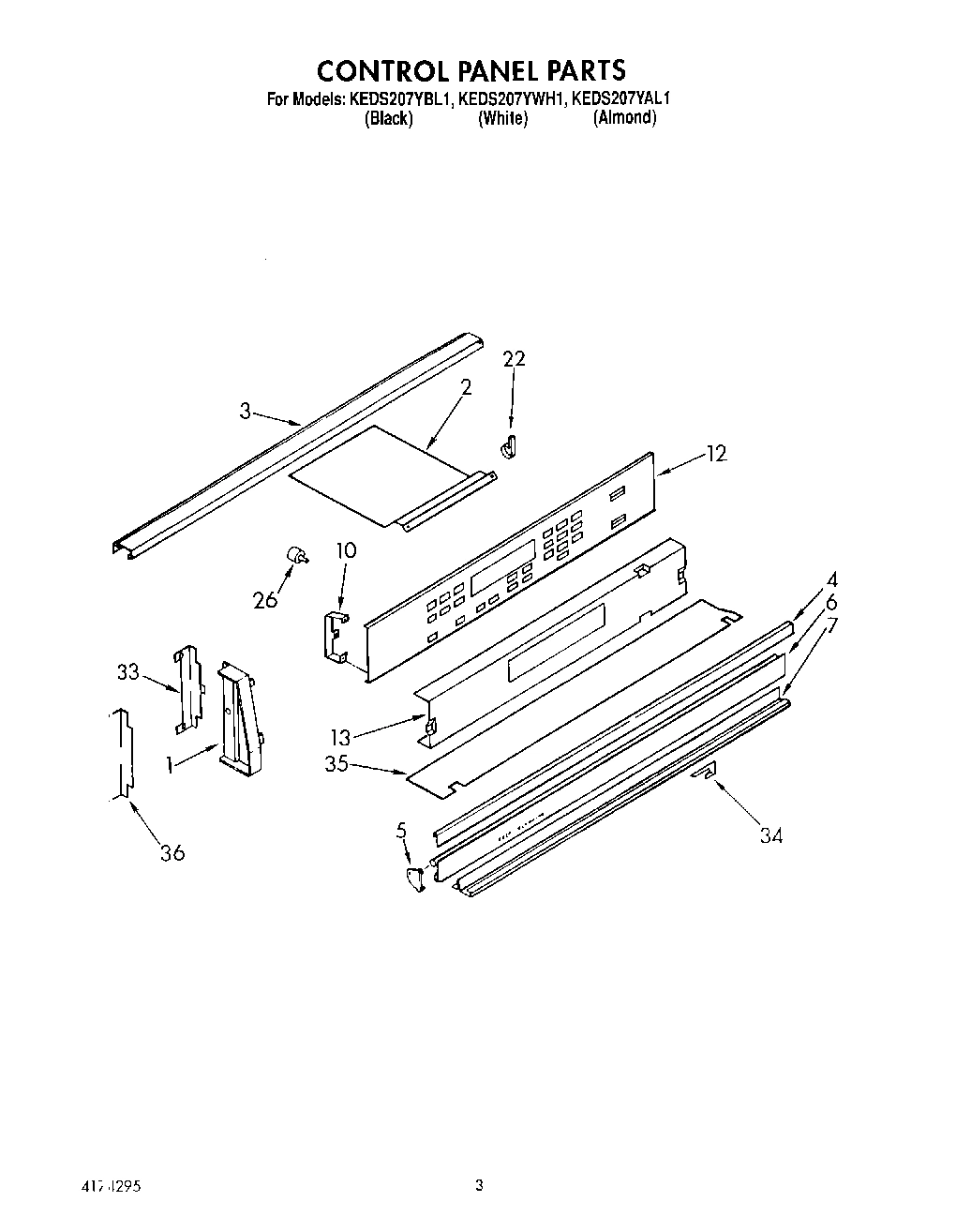 03 - CONTROL PANEL, OPTIONAL