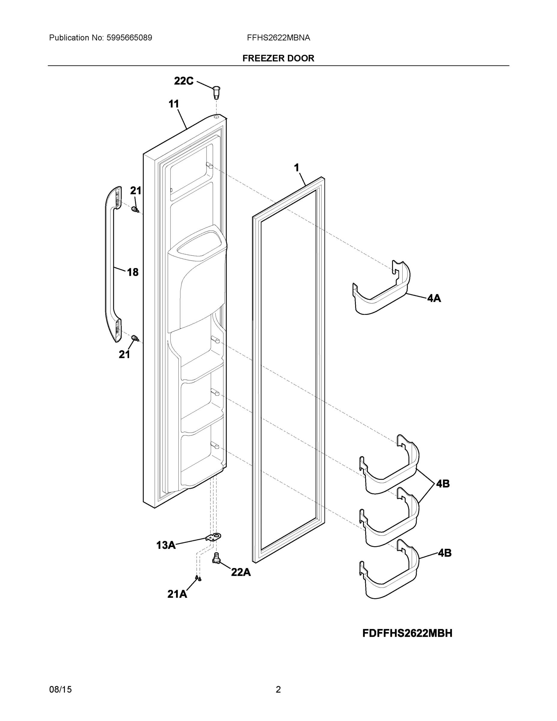 02 - FREEZER DOOR