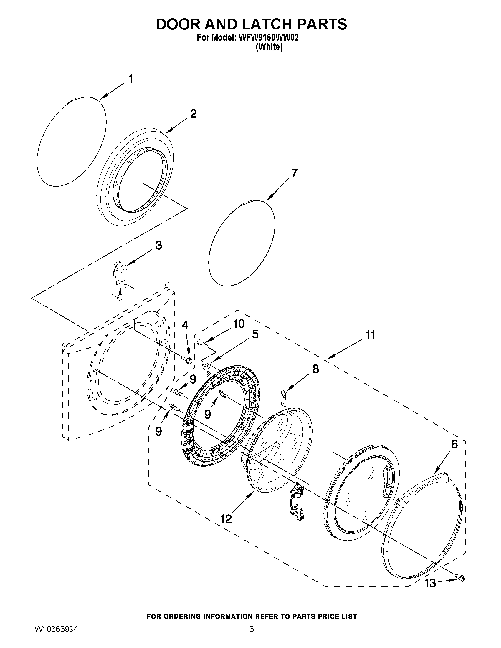 02 - DOOR AND LATCH PARTS
