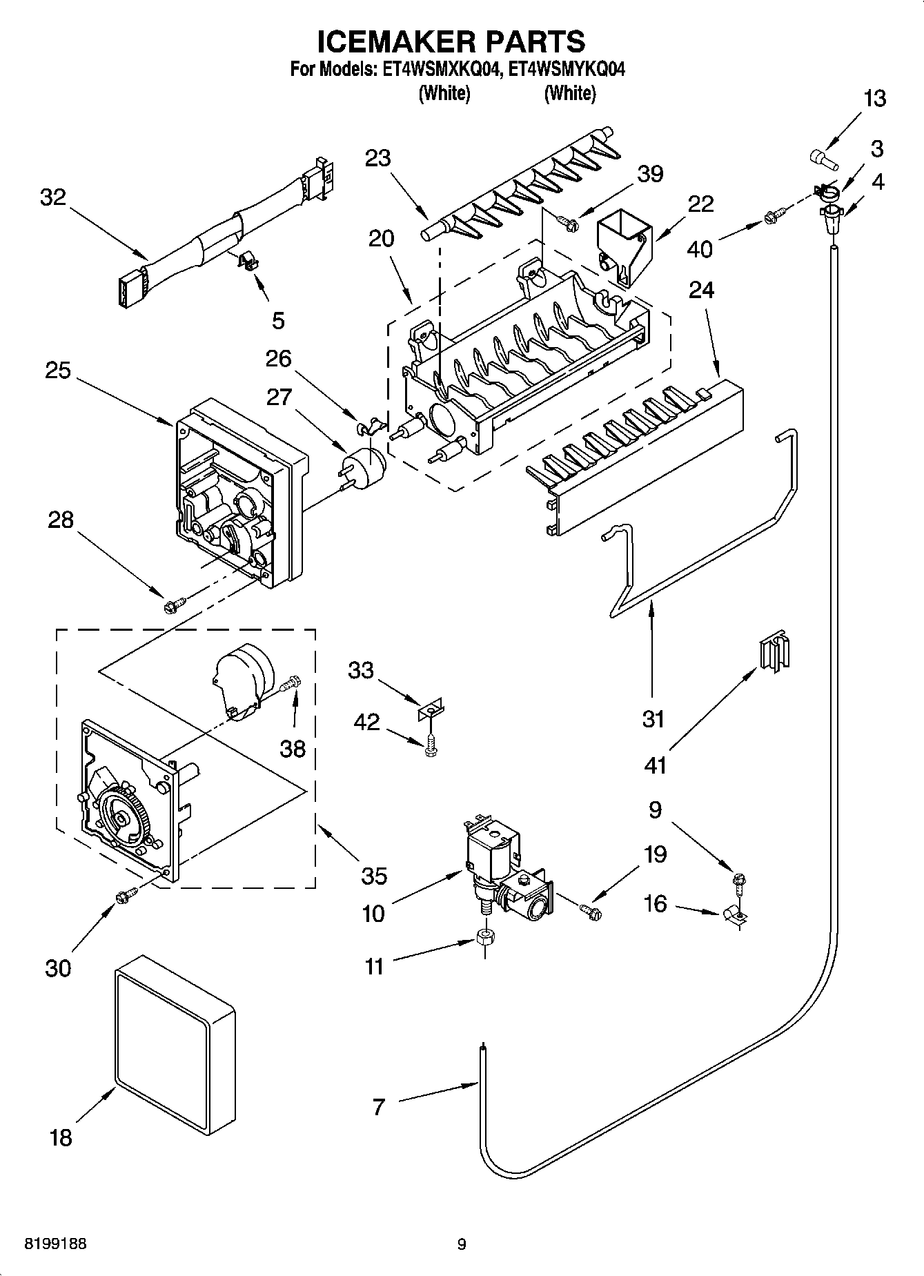 05 - ICEMAKER PARTS