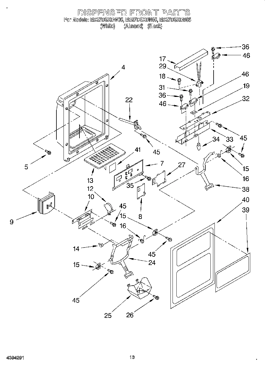 08 - DISPENSER FRONT