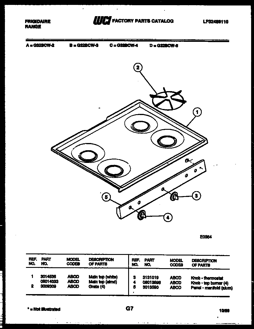 03 - COOKTOP PARTS