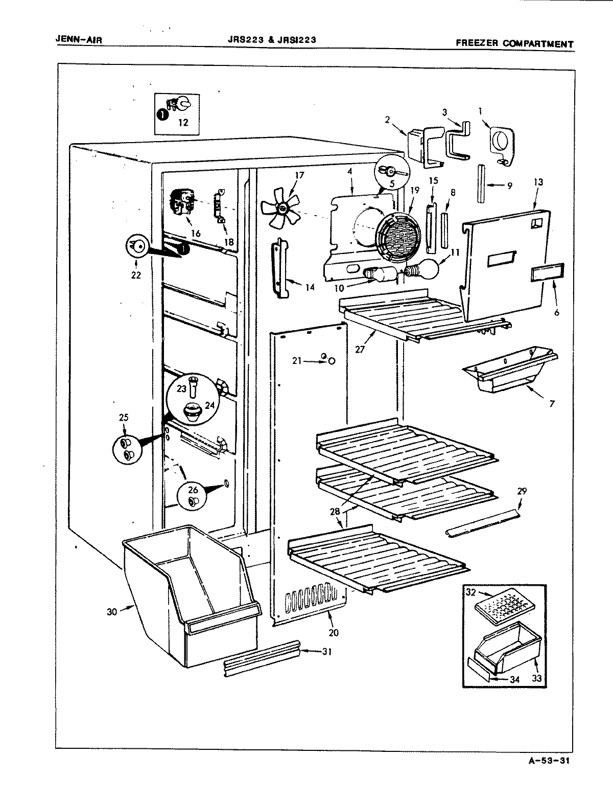 01 - FREEZER COMPARTMENT