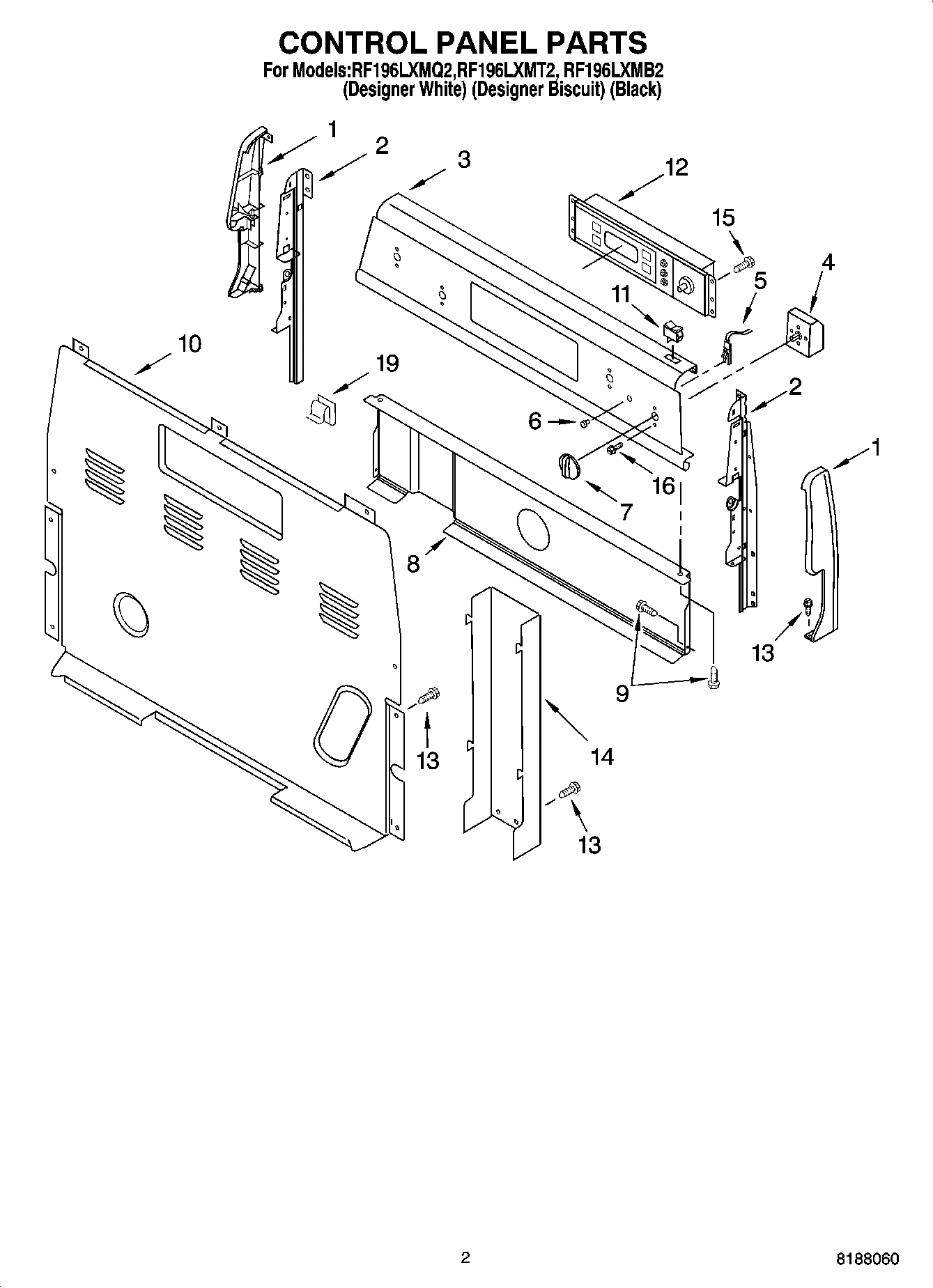 02 - CONTROL PANEL PARTS