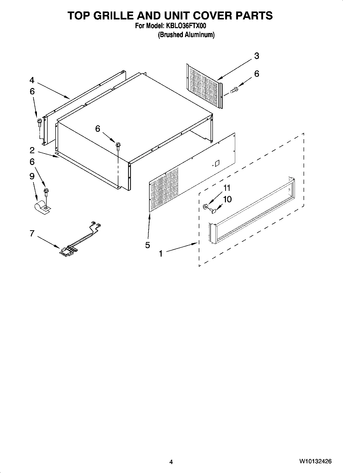 03 - TOP GRILLE AND UNIT COVER PARTS