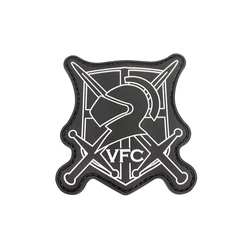 VFC PVC Crest Patch - Black & White