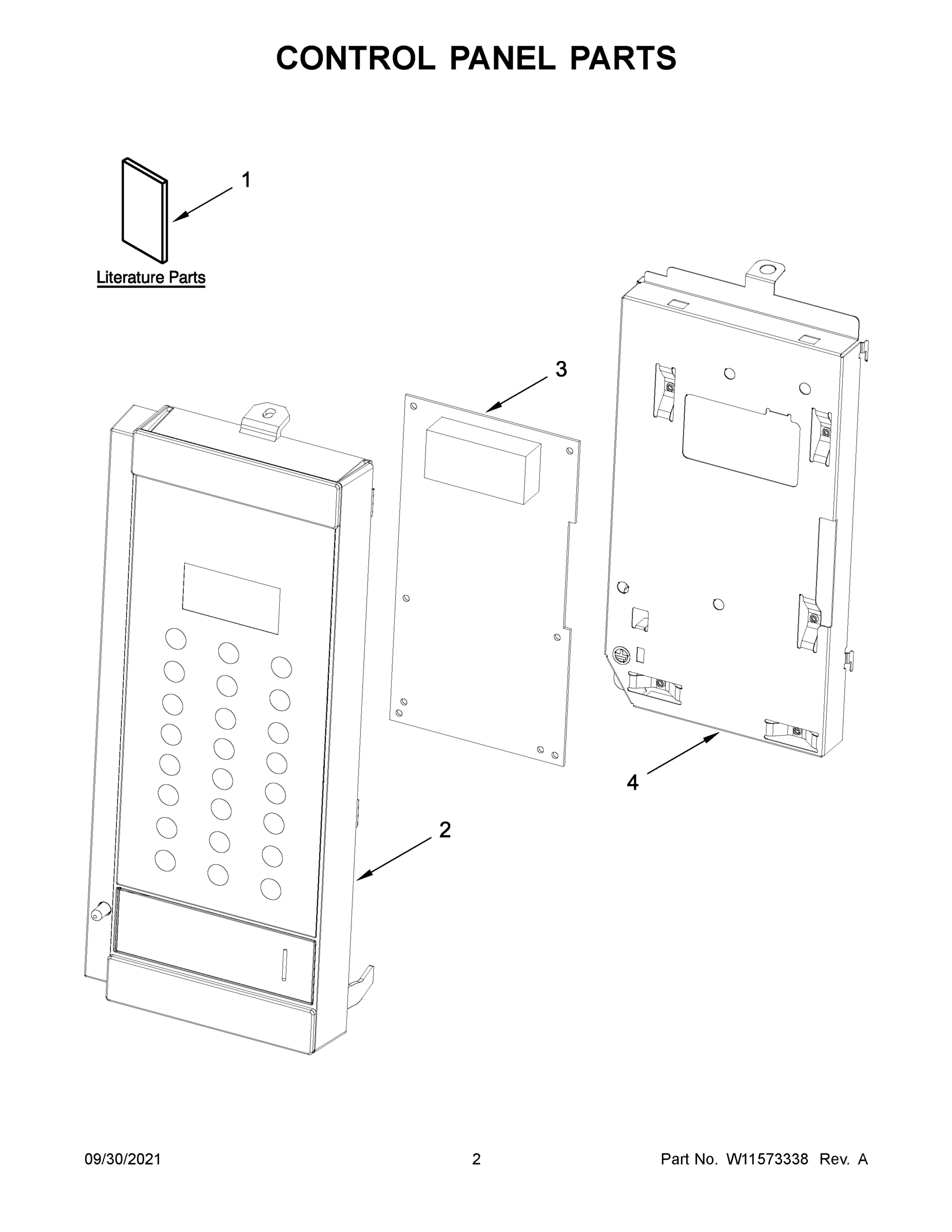 02 - CONTROL PANEL PARTS
