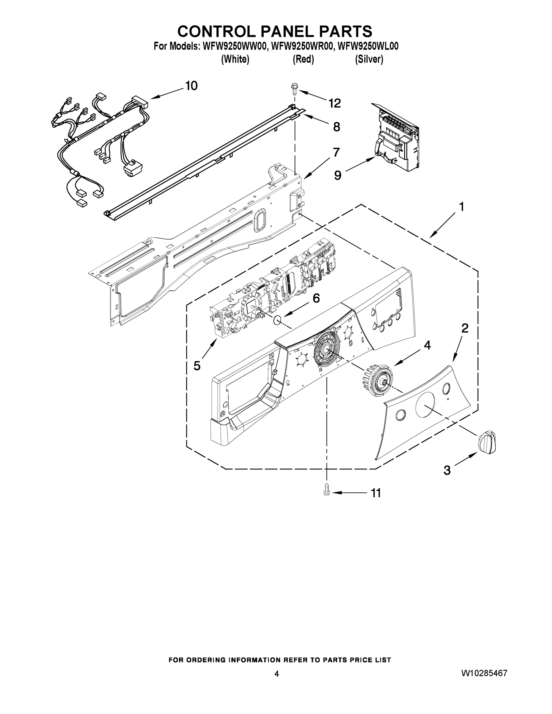 03 - CONTROL PANEL PARTS