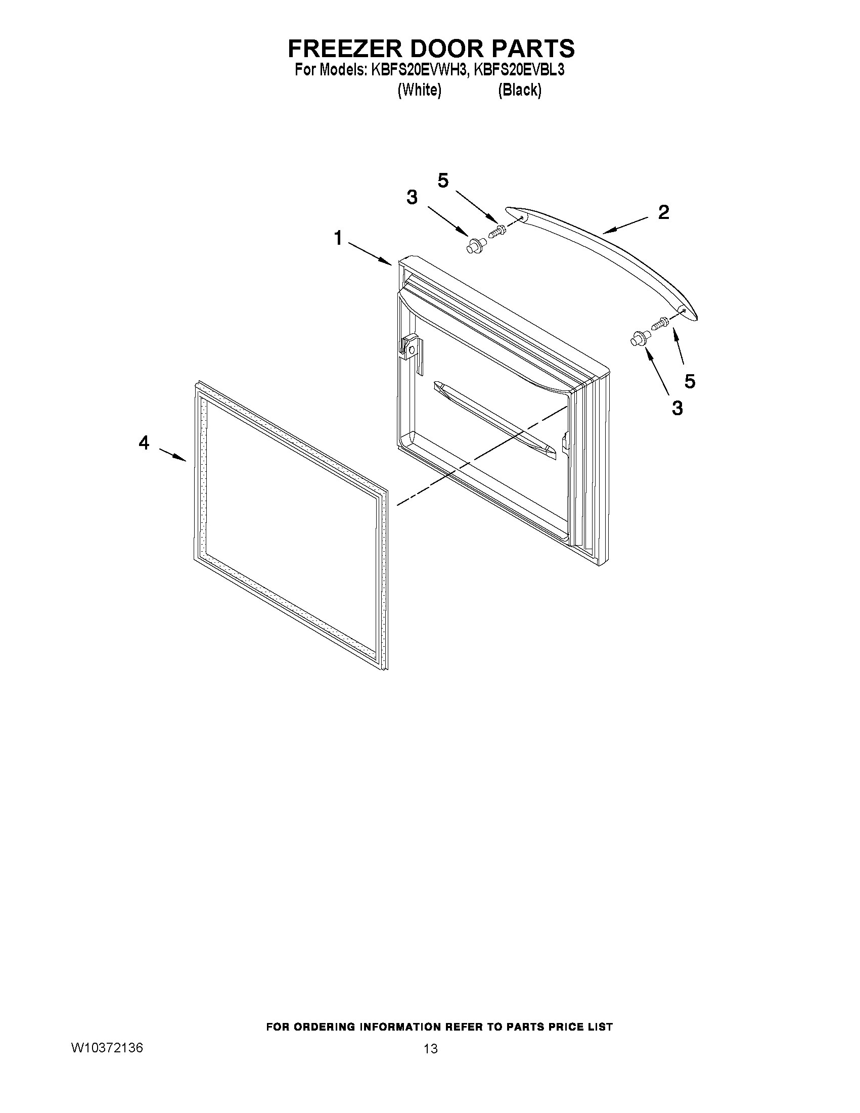 07 - FREEZER DOOR PARTS