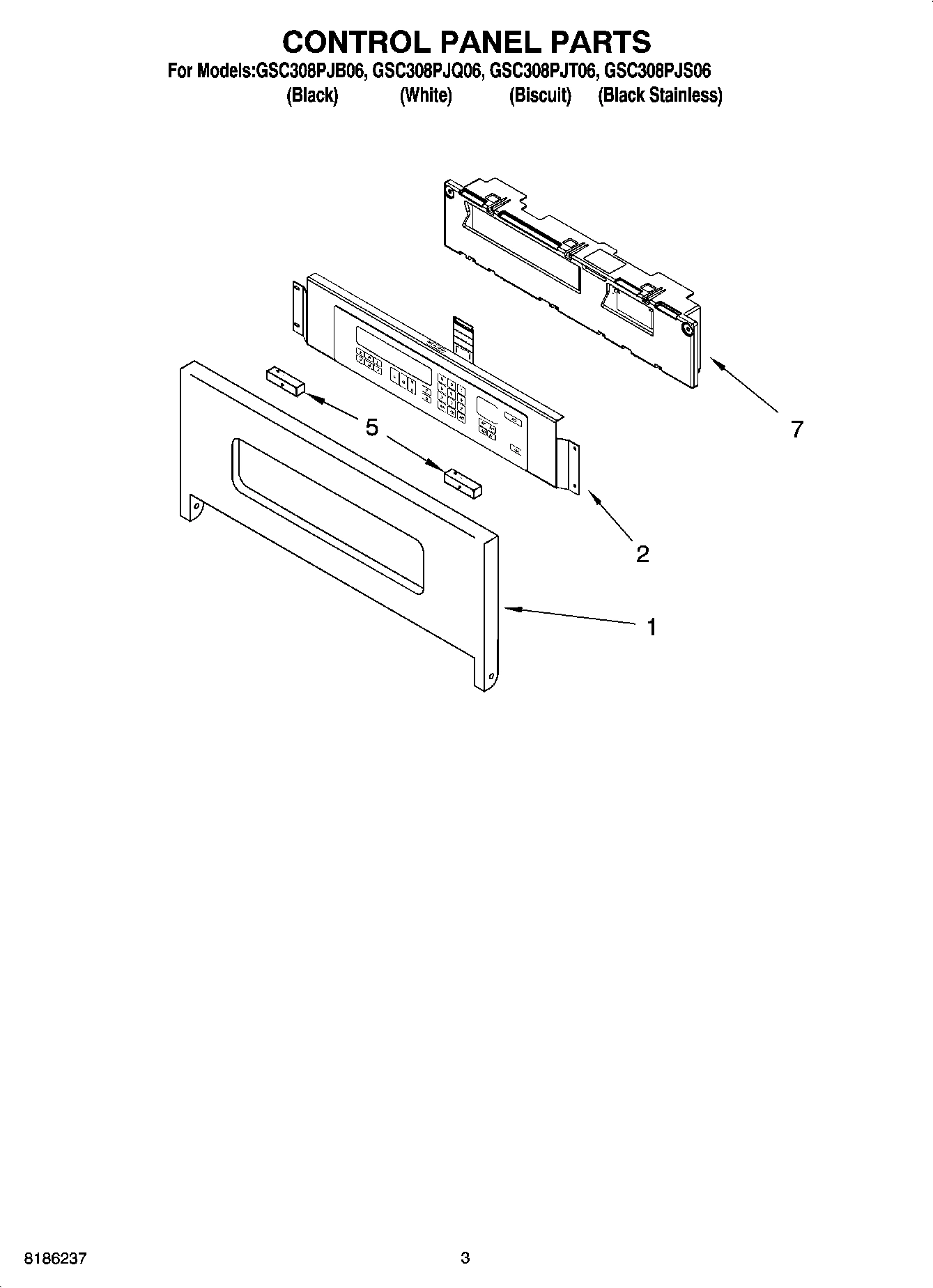 02 - CONTROL PANEL PARTS