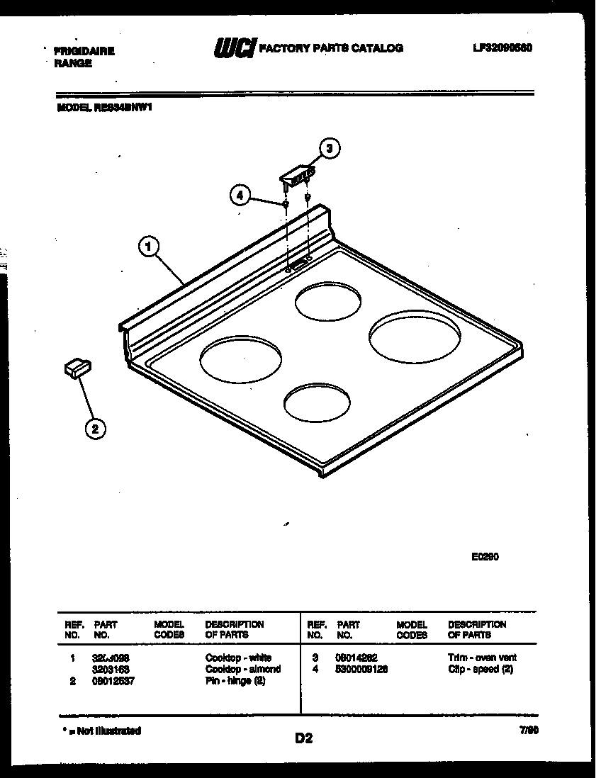 03 - COOKTOP PARTS