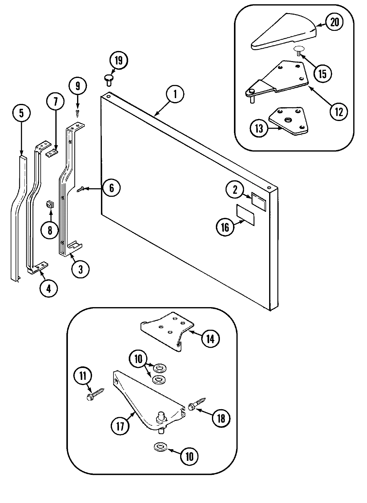 05 - FREEZER OUTER DOOR
