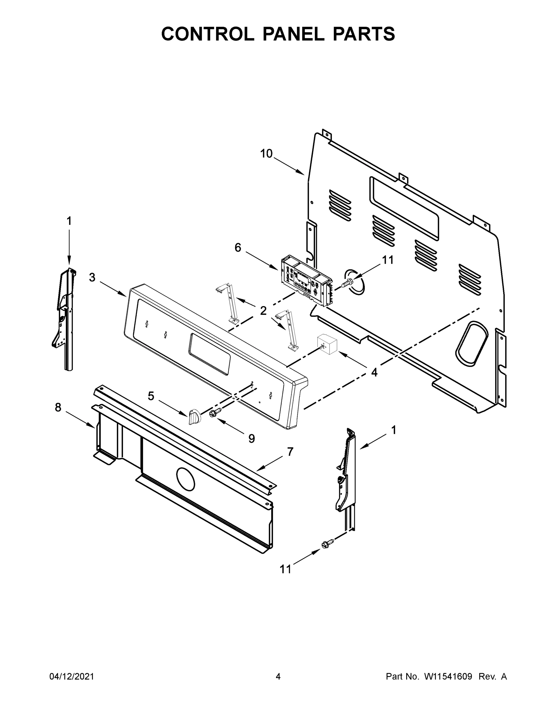 03 - CONTROL PANEL PARTS