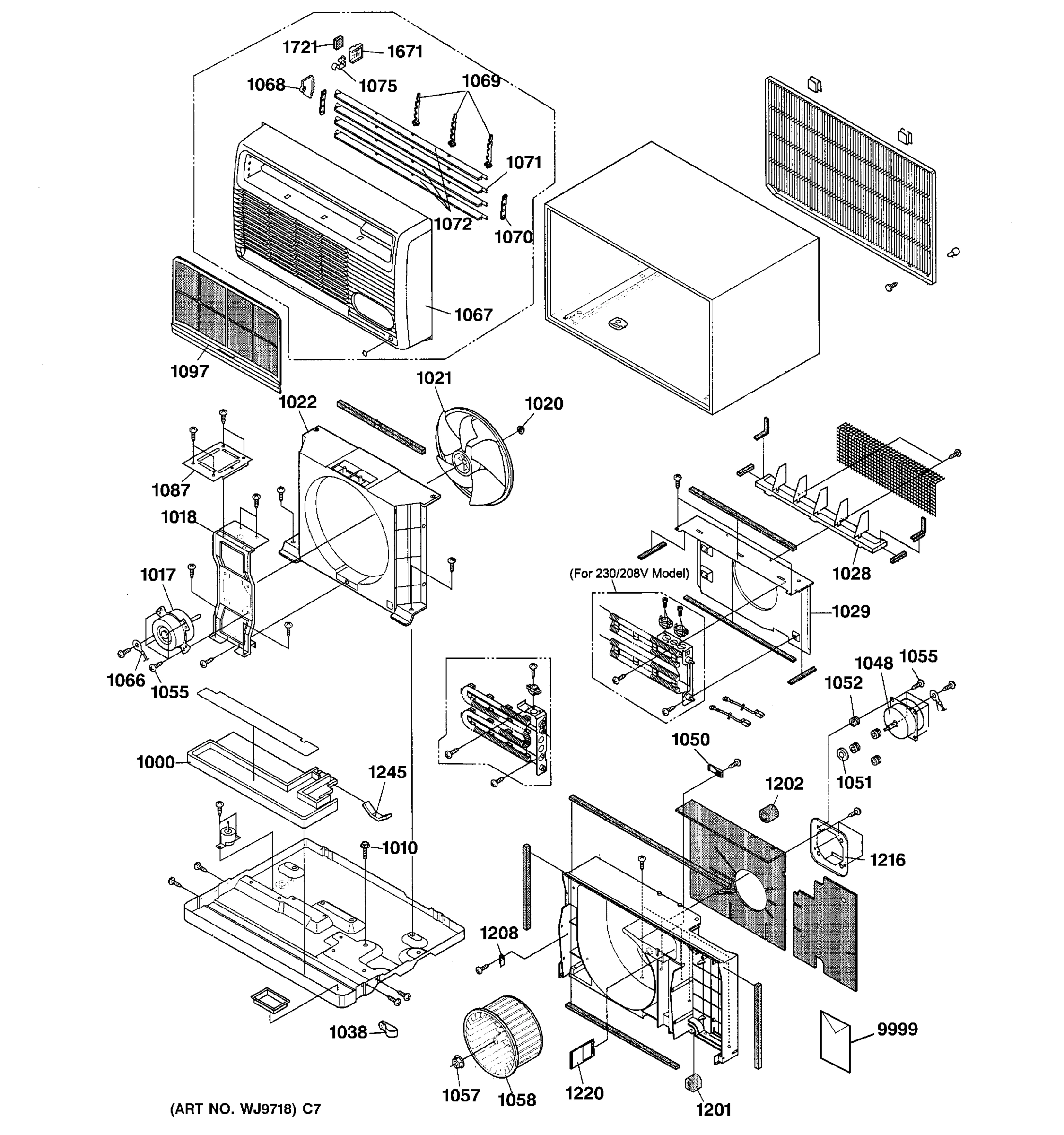 CABINET & COMPONENTS