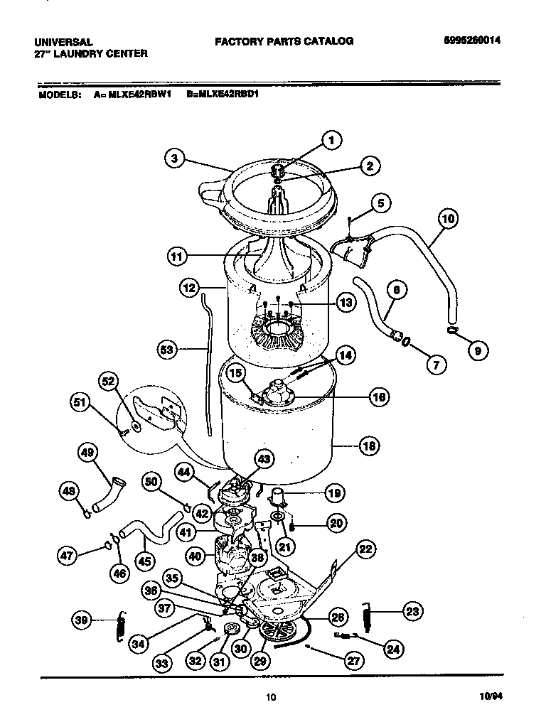 06 - WASHER - TUBS, HOSES, MOTOR