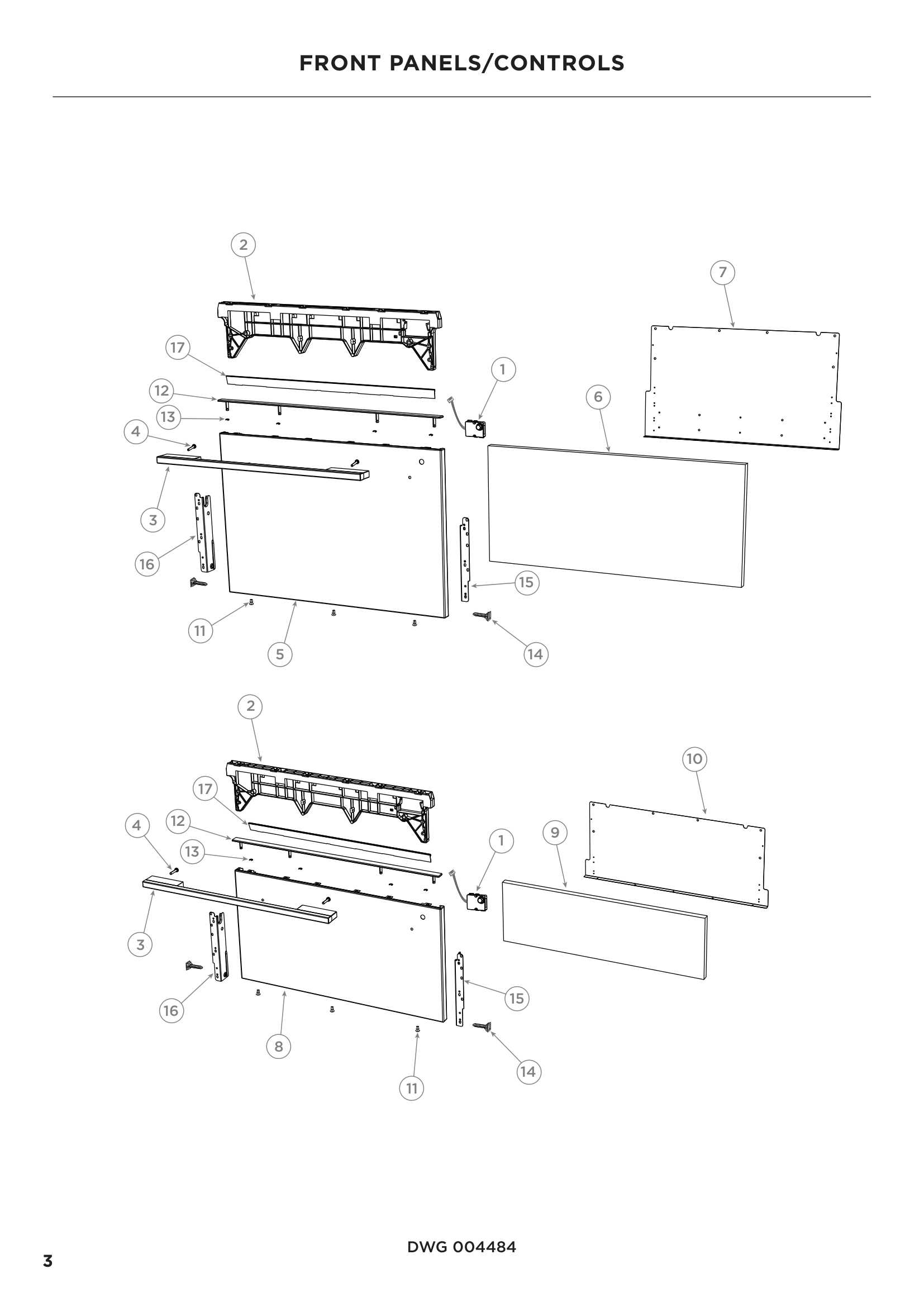FRONT PANELS/CONTROLS