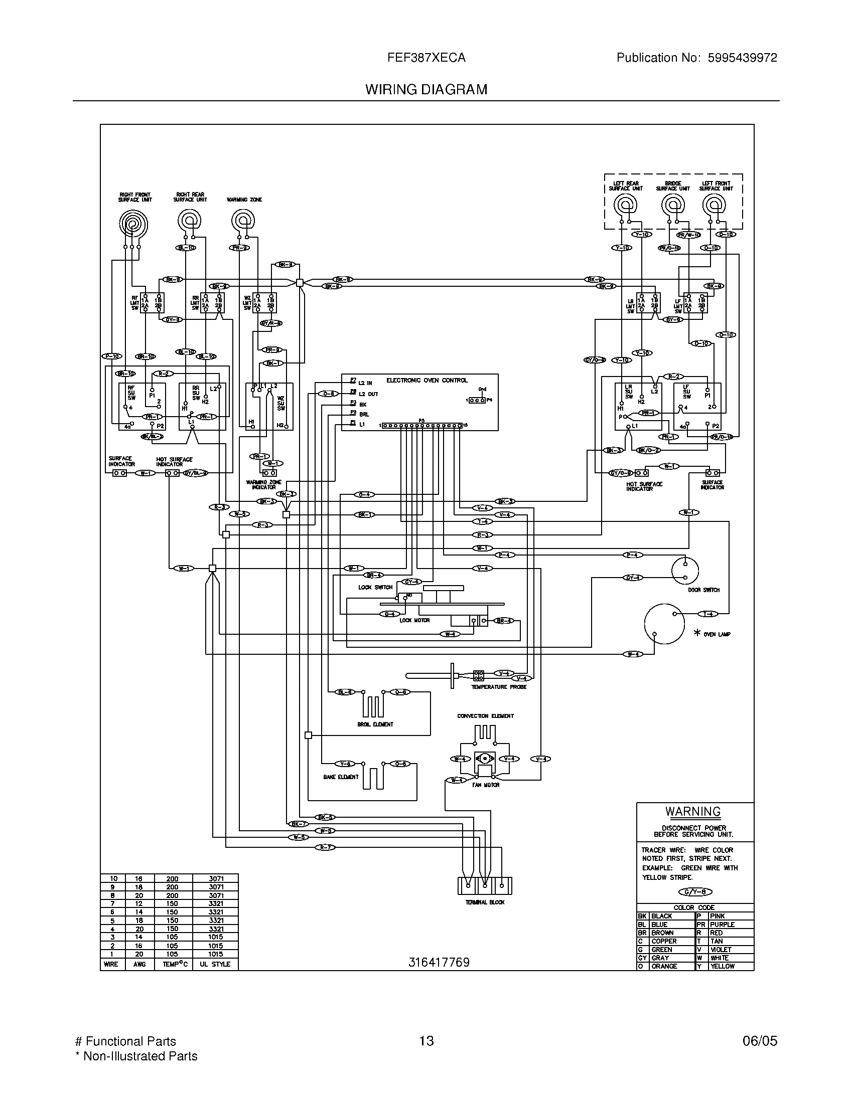 13 - WIRING DIAGRAM