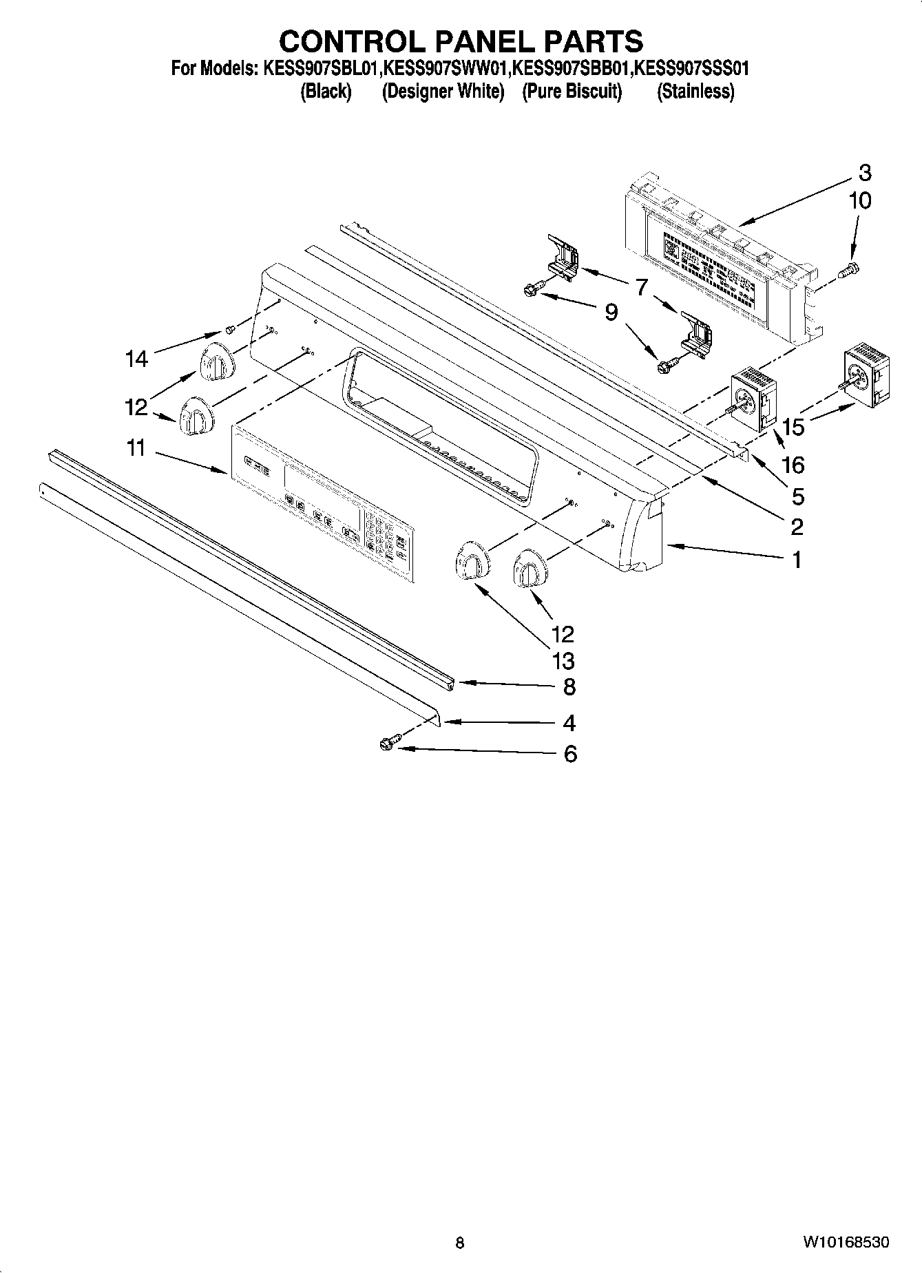 05 - CONTROL PANEL PARTS