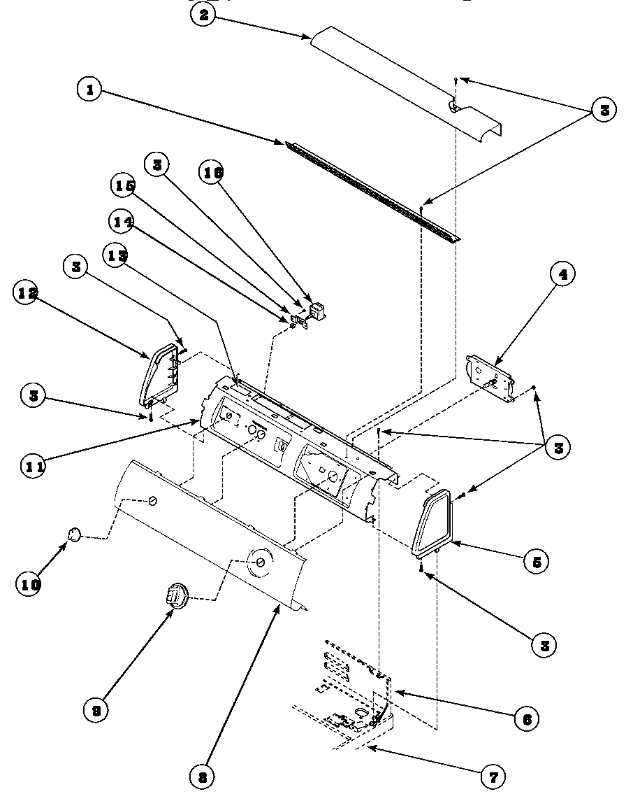 07 - GRAPHIC PANEL, CONTROL HOOD AND CONTROLS
