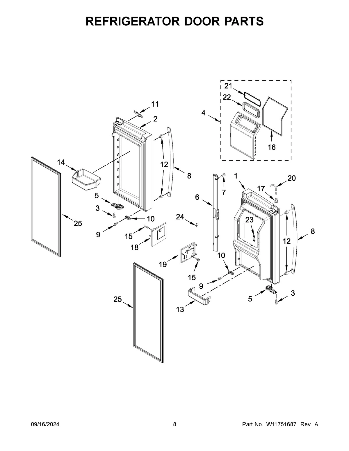 05 - REFRIGERATOR DOOR PARTS