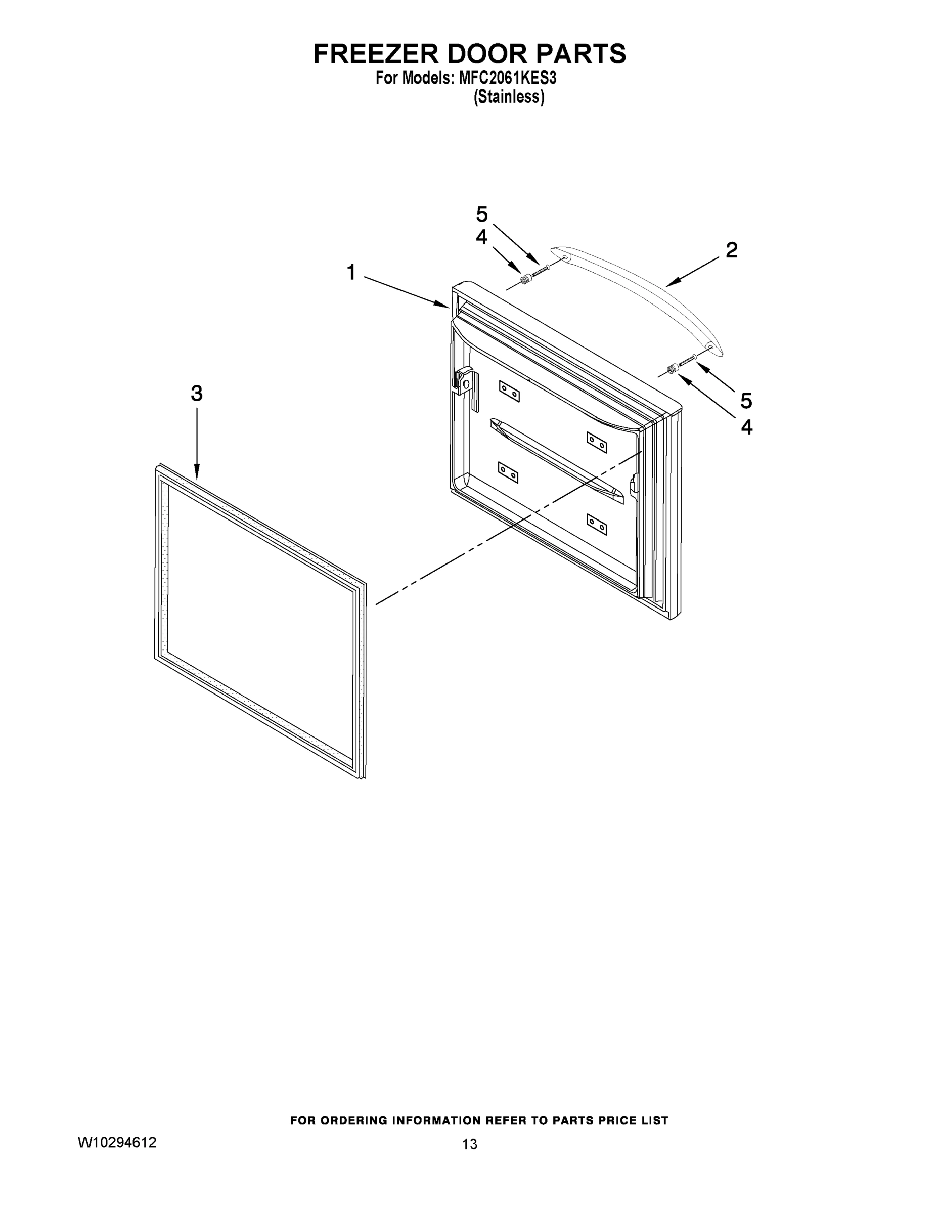 07 - FREEZER DOOR PARTS