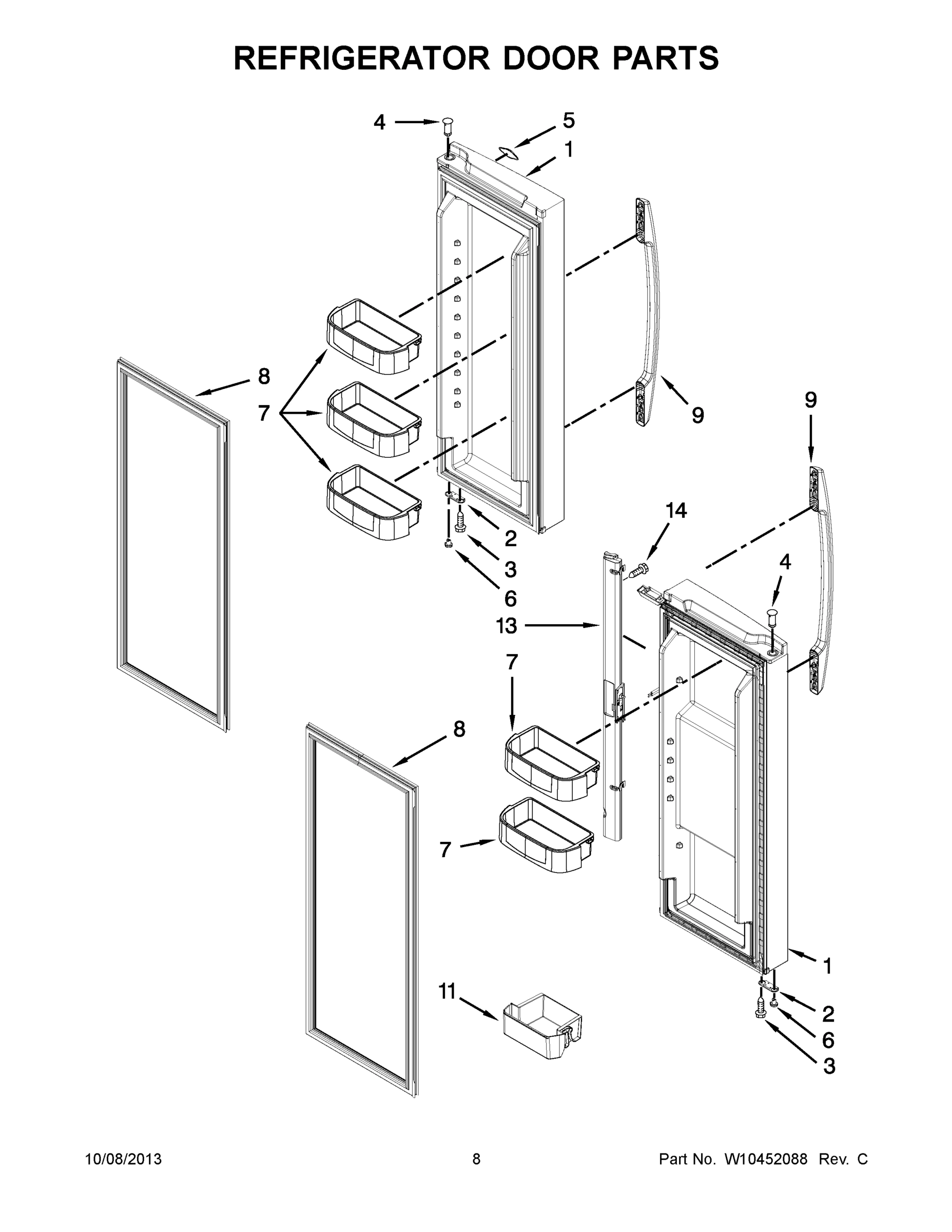 05 - REFRIGERATOR DOOR PARTS