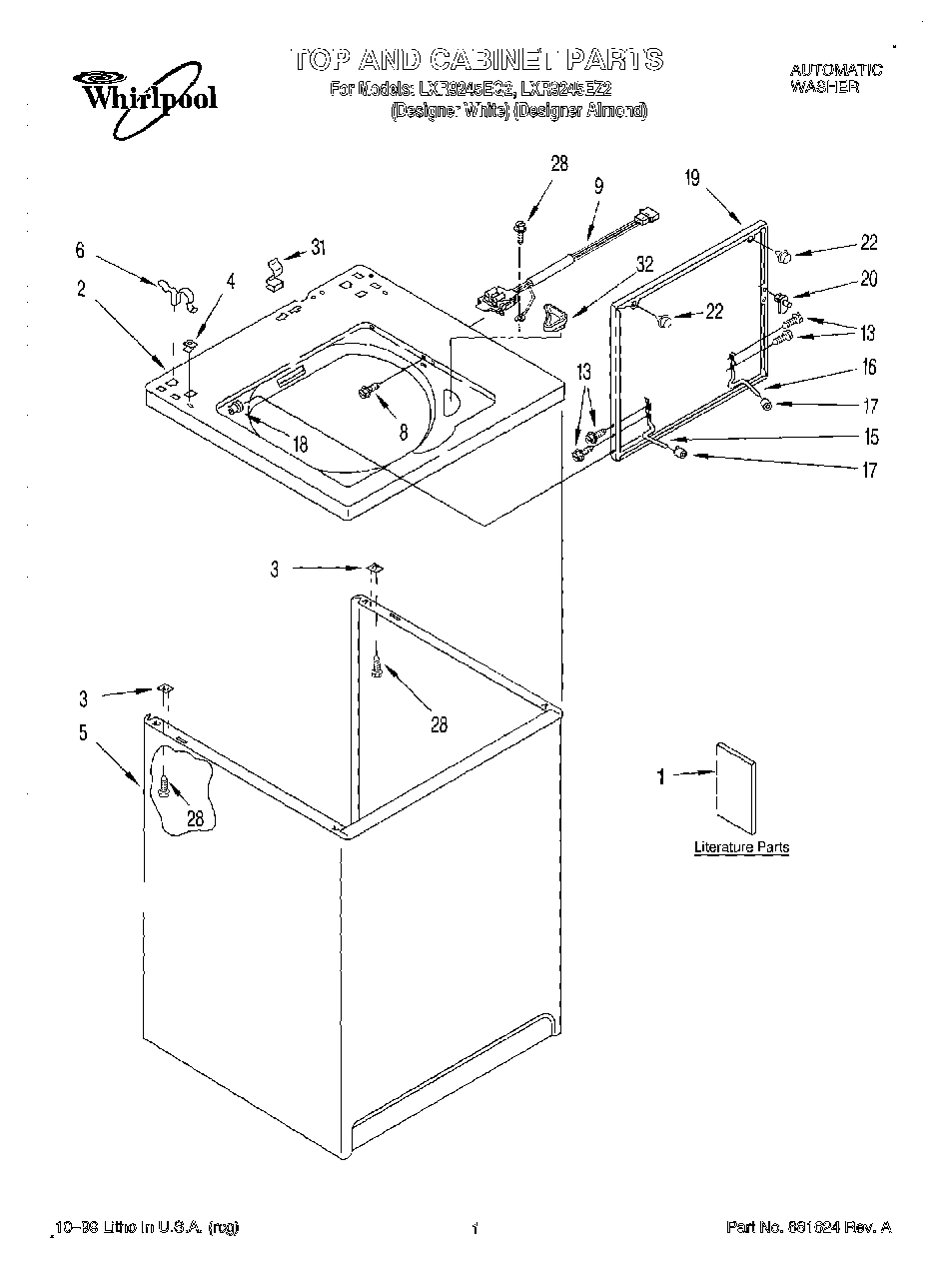 01 - TOP AND CABINET, LITERATURE